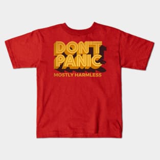 DON'T PANIC - Mostly Hamless Kids T-Shirt